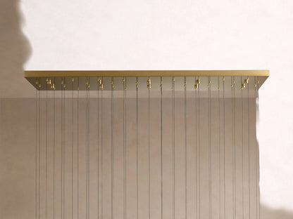 Soltaire Crystal Linear Chandelier 37" 50" 60" 70" 87" 120"W