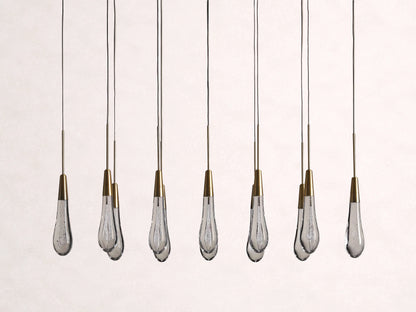 Soltaire Crystal Linear Chandelier 37" 50" 60" 70" 87" 120"W