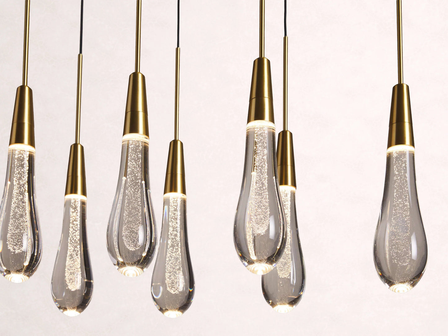 Soltaire Crystal Linear Chandelier 37" 50" 60" 70" 87" 120"W
