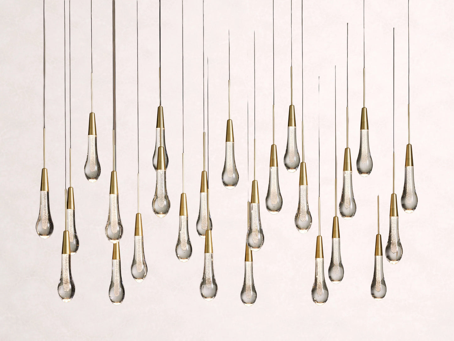 Soltaire Crystal Linear Chandelier 37" 50" 60" 70" 87" 120"W