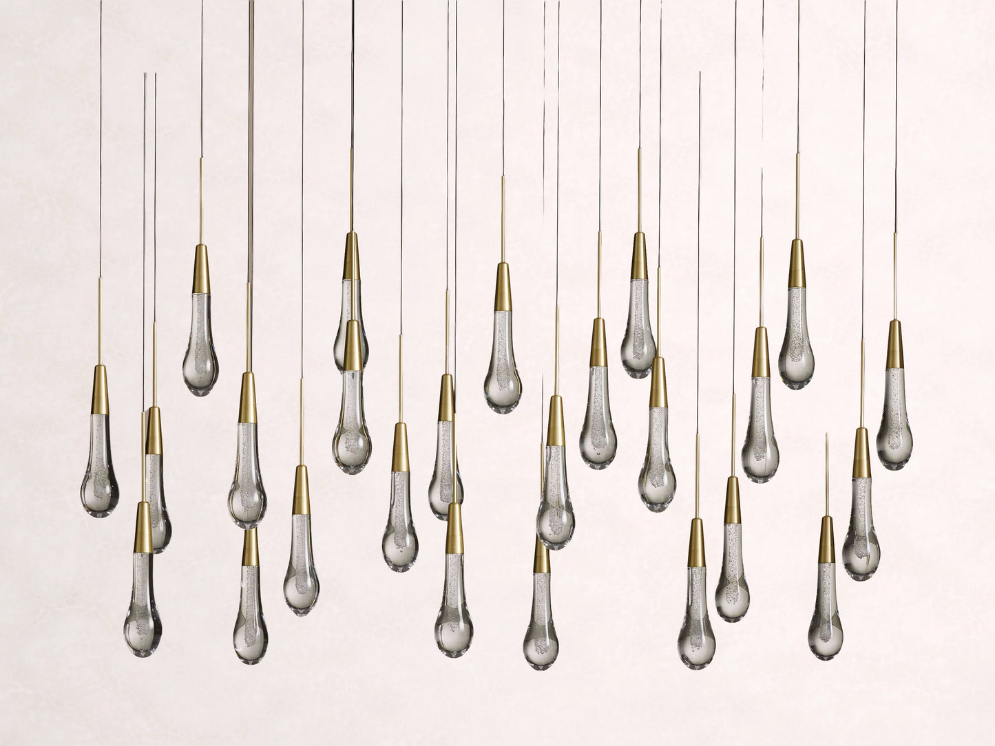 Soltaire Crystal Linear Chandelier 37" 50" 60" 70" 87" 120"W