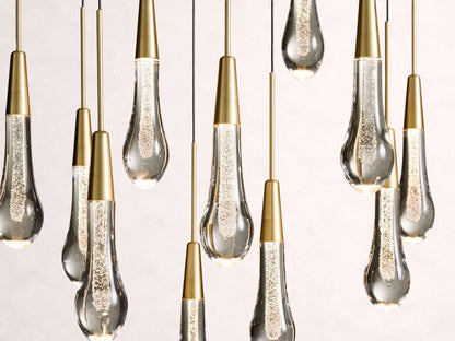 Soltaire Crystal Linear Chandelier 37" 50" 60" 70" 87" 120"W