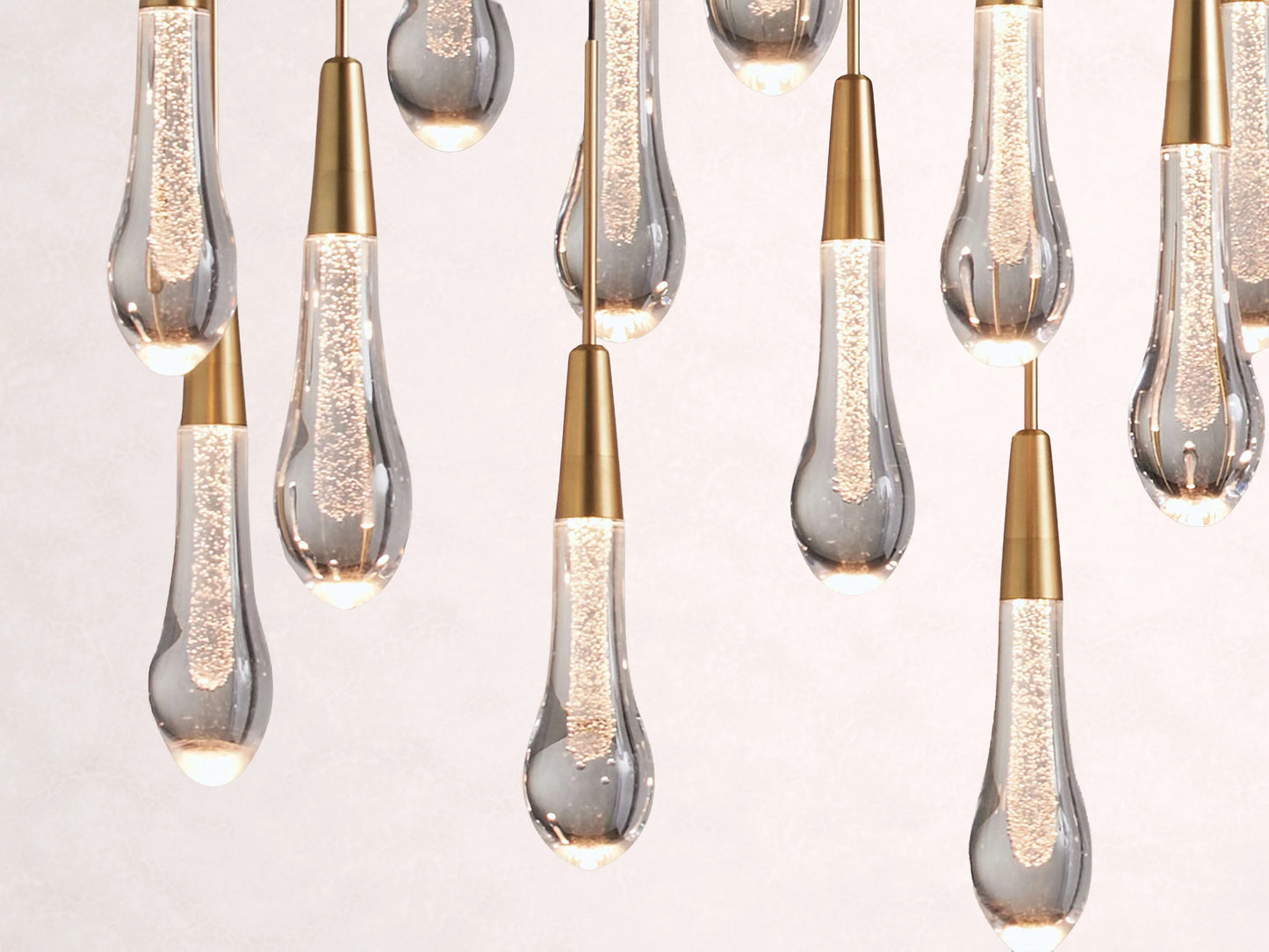 Soltaire Crystal Linear Chandelier 37" 50" 60" 70" 87" 120"W