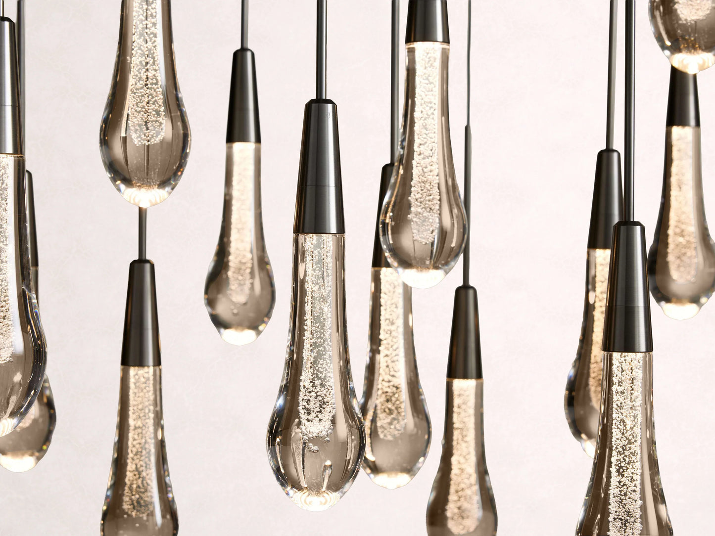 Soltaire Crystal Linear Chandelier 37" 50" 60" 70" 87" 120"W