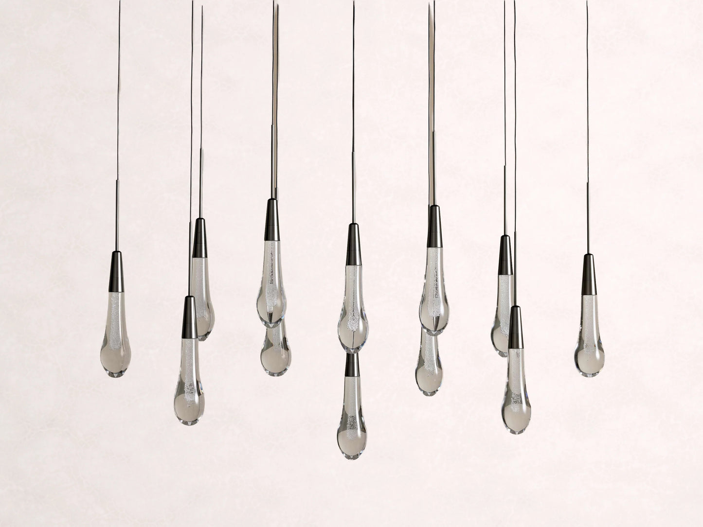 Soltaire Crystal Linear Chandelier 37" 50" 60" 70" 87" 120"W