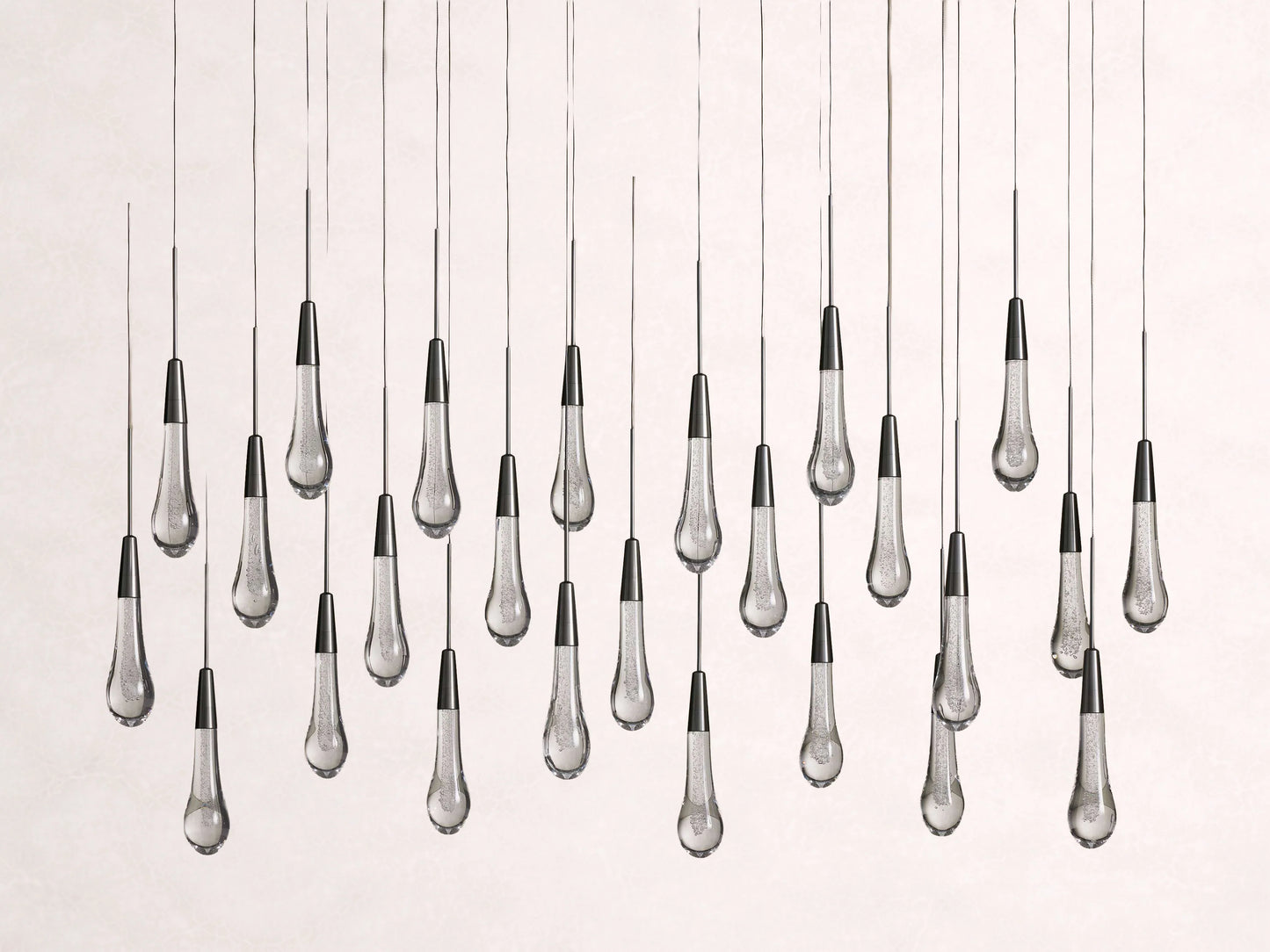 Soltaire Crystal Linear Chandelier 37" 50" 60" 70" 87" 120"W
