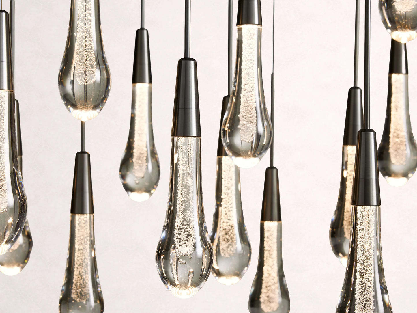 Soltaire Crystal Linear Chandelier 37" 50" 60" 70" 87" 120"W