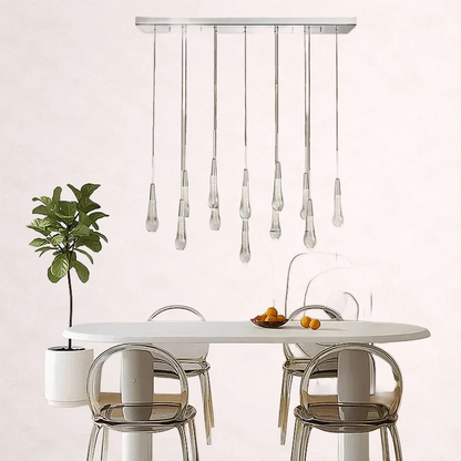 Soltaire Crystal Linear Chandelier 37" 50" 60" 70" 87" 120"W