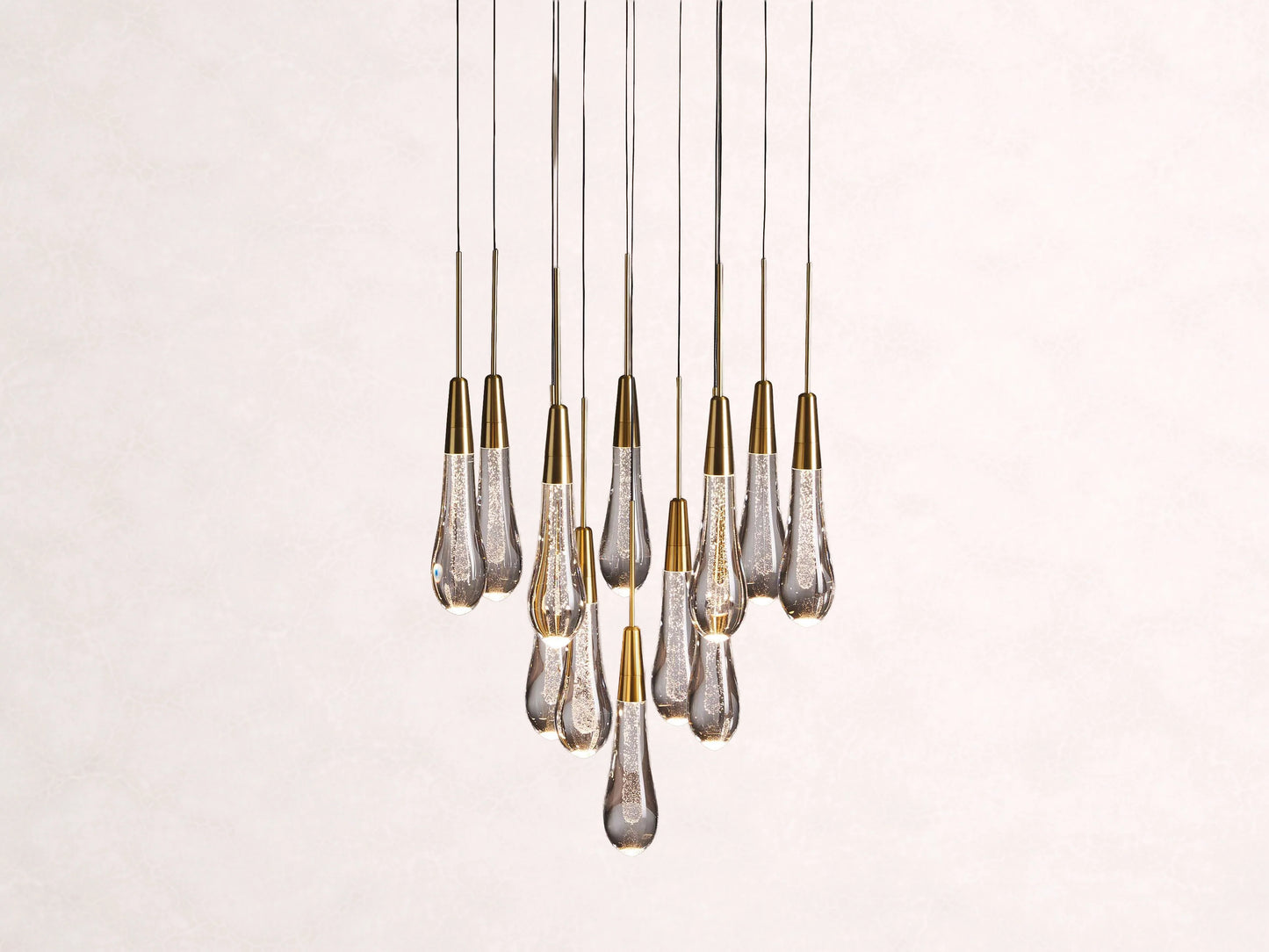 Soltaire Crystal Round Chandelier 17" 24'' 36'' 48" 58''D