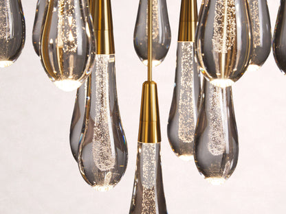 Soltaire Crystal Round Chandelier 17" 24'' 36'' 48" 58''D