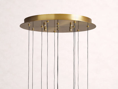 Soltaire Crystal Round Chandelier 17" 24'' 36'' 48" 58''D