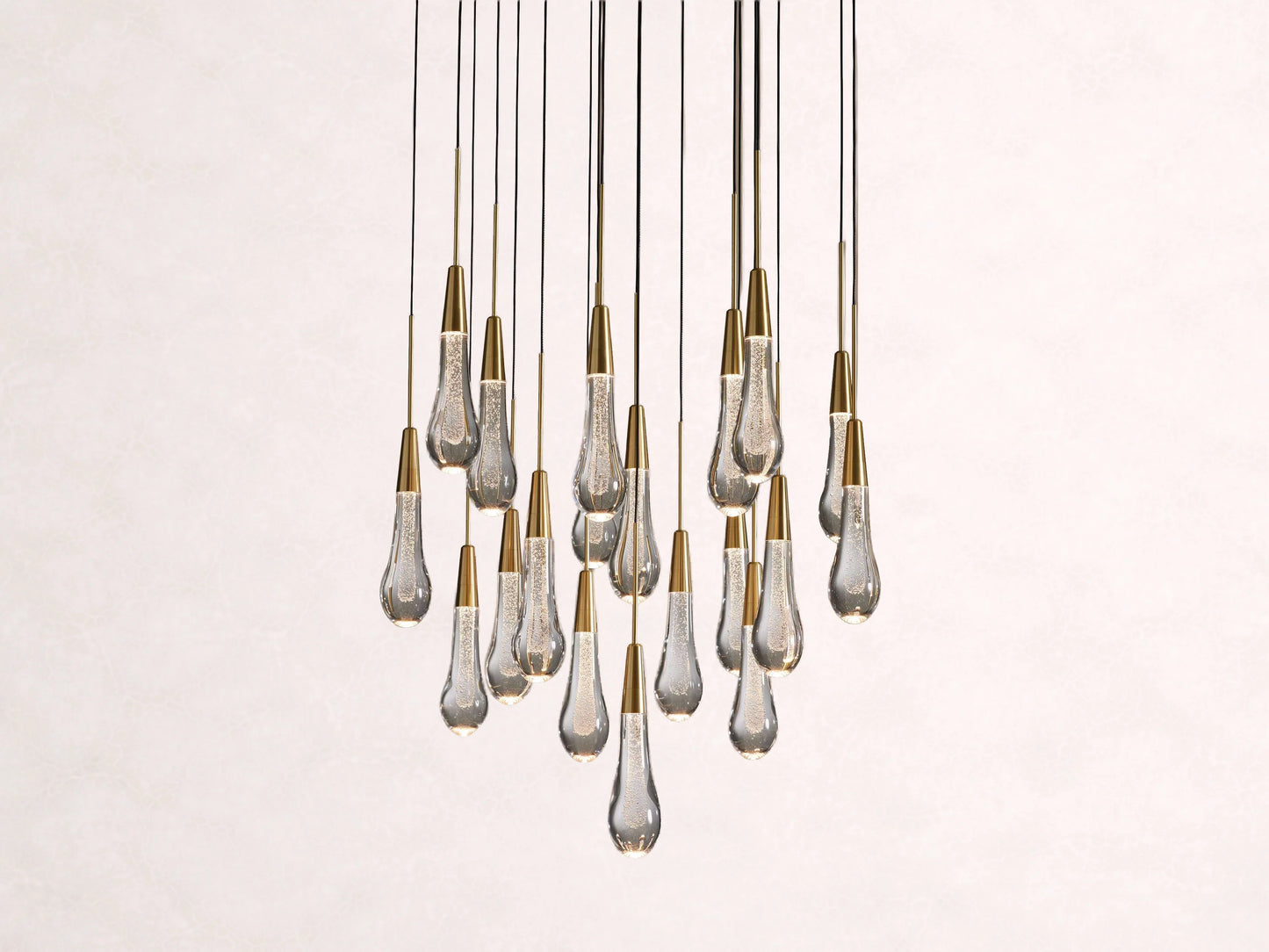 Soltaire Crystal Round Chandelier 17" 24'' 36'' 48" 58''D