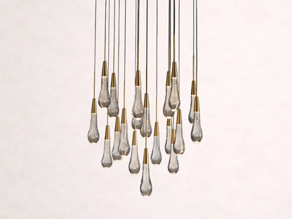Soltaire Crystal Round Chandelier 17" 24'' 36'' 48" 58''D