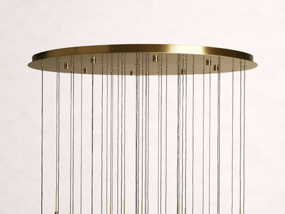 Soltaire Crystal Round Chandelier 17" 24'' 36'' 48" 58''D