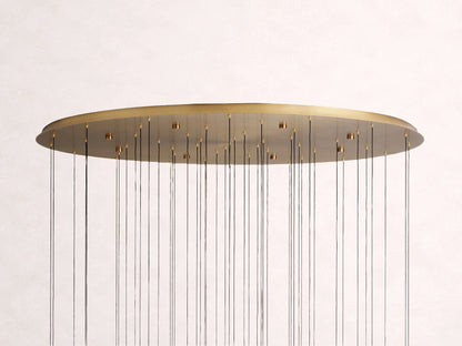 Soltaire Crystal Round Chandelier 17" 24'' 36'' 48" 58''D