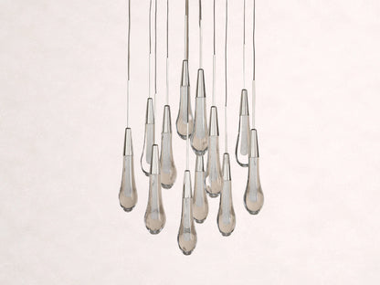 Soltaire Crystal Round Chandelier 17" 24'' 36'' 48" 58''D