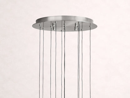 Soltaire Crystal Round Chandelier 17" 24'' 36'' 48" 58''D