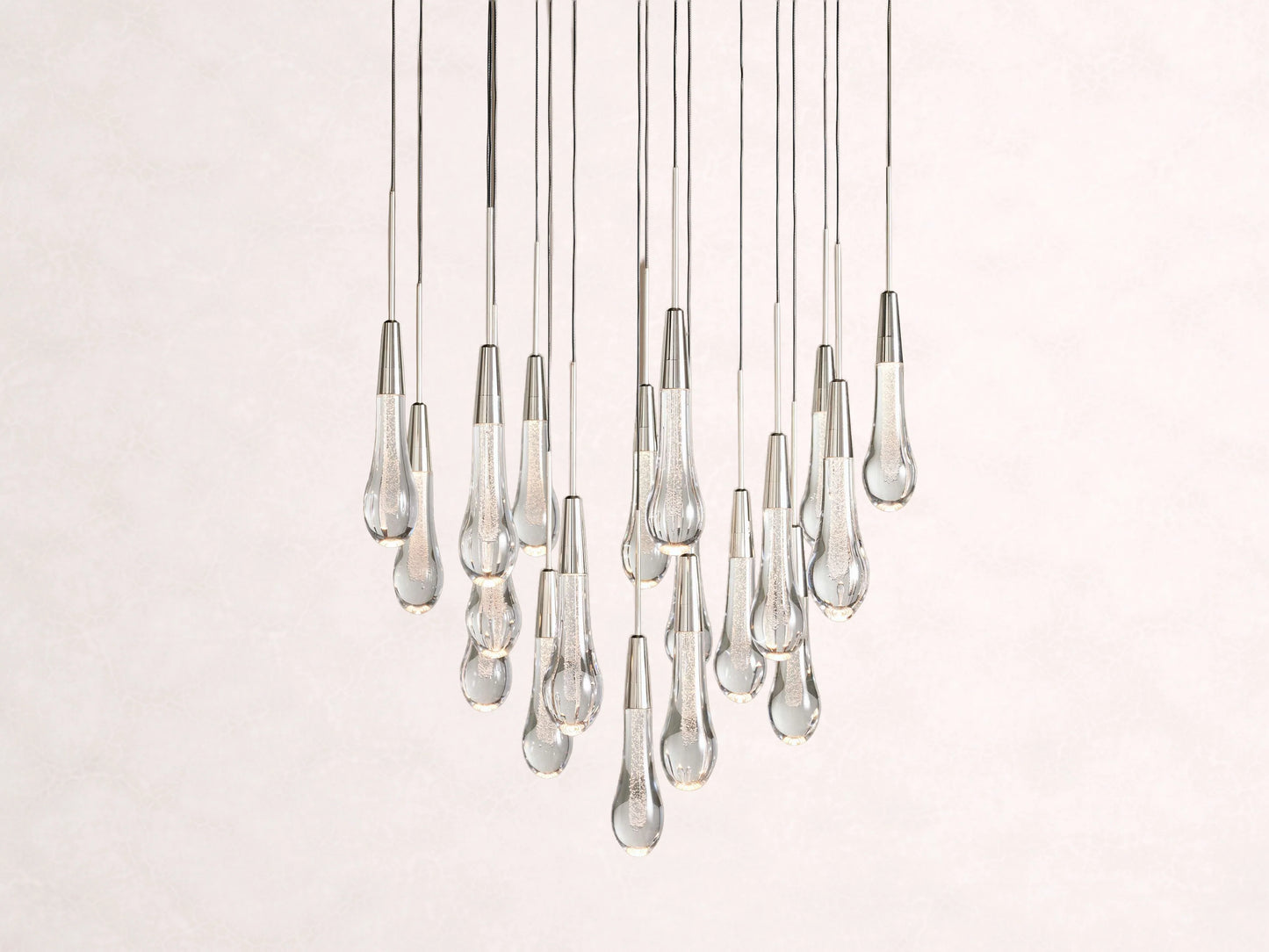 Soltaire Crystal Round Chandelier 17" 24'' 36'' 48" 58''D