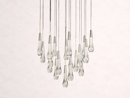 Soltaire Crystal Round Chandelier 17" 24'' 36'' 48" 58''D