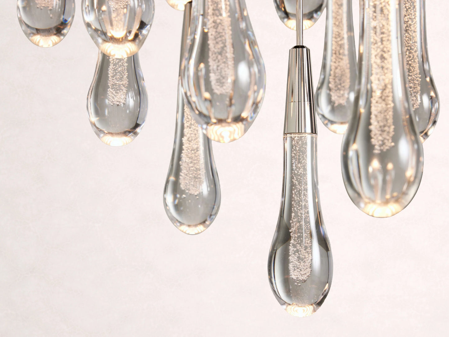 Soltaire Crystal Round Chandelier 17" 24'' 36'' 48" 58''D