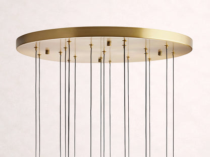 Soltaire Crystal Round Chandelier 17" 24'' 36'' 48" 58''D