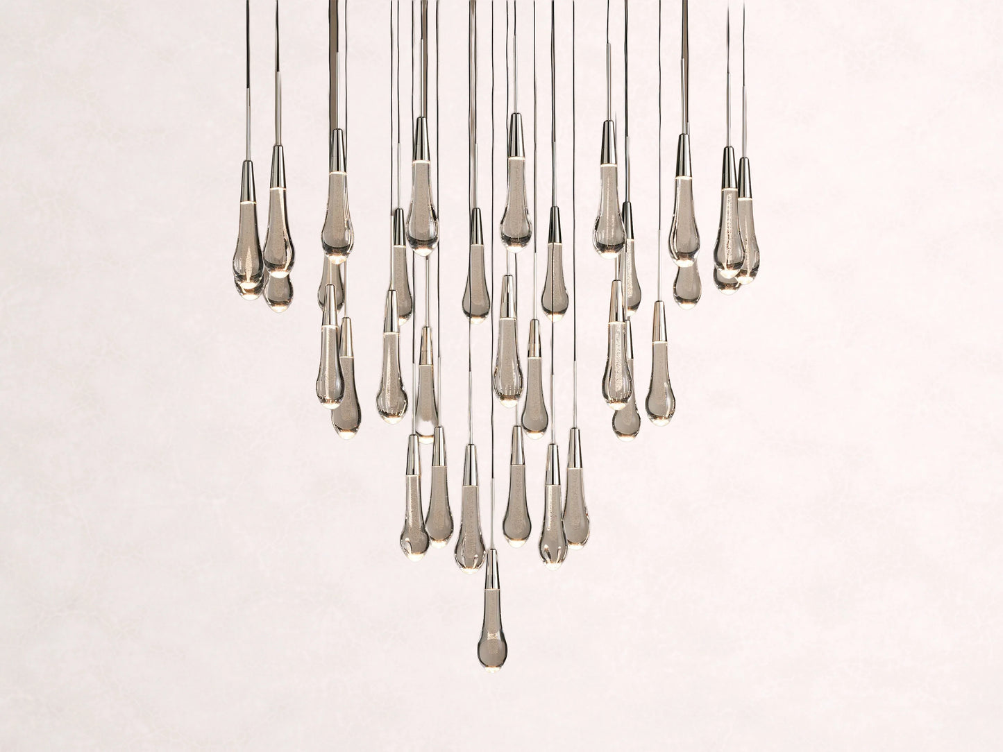 Soltaire Crystal Round Chandelier 17" 24'' 36'' 48" 58''D