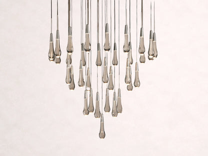 Soltaire Crystal Round Chandelier 17" 24'' 36'' 48" 58''D