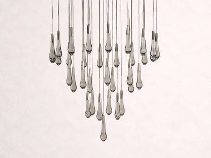 Soltaire Crystal Round Chandelier 17" 24'' 36'' 48" 58''D