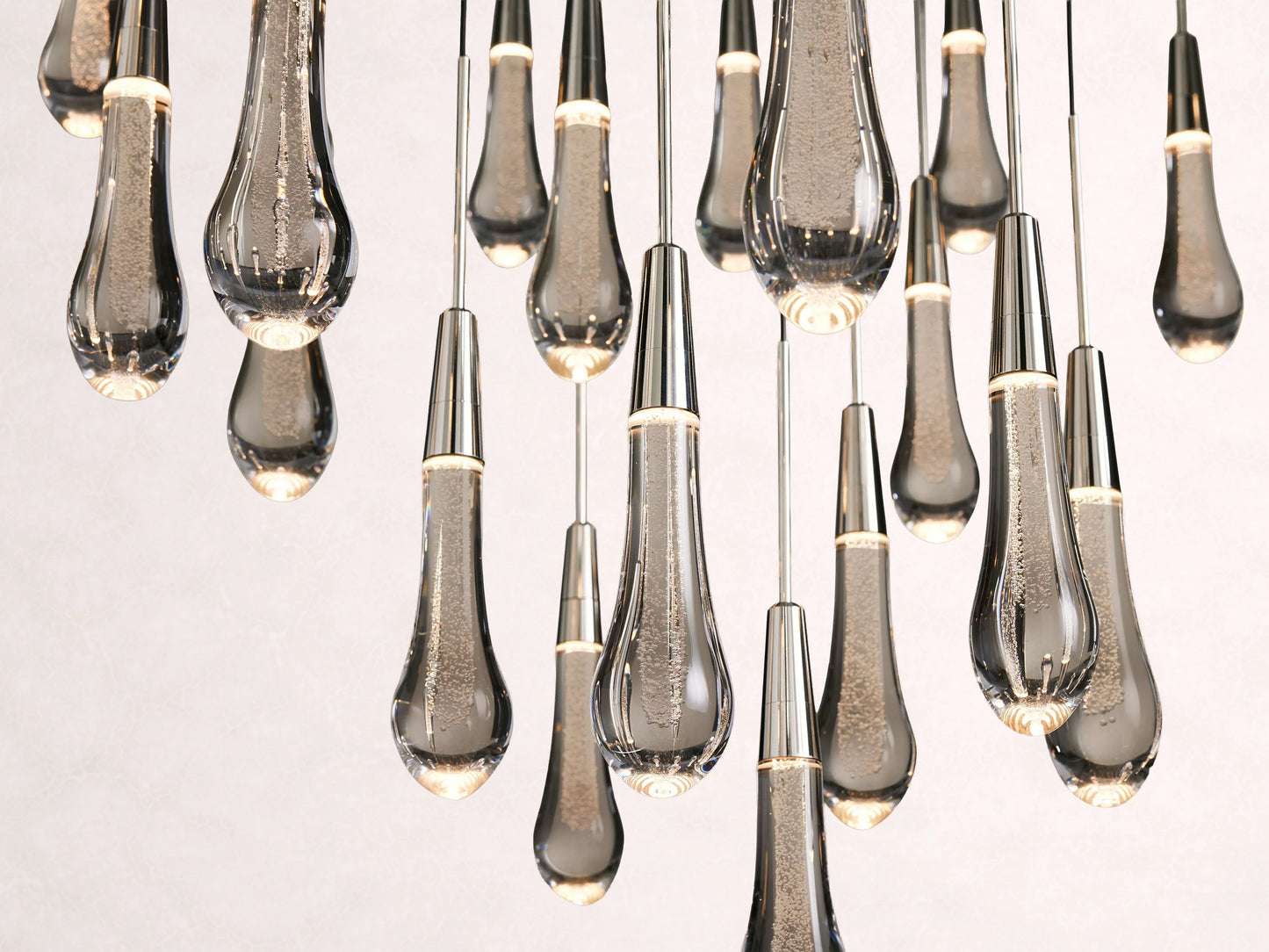Soltaire Crystal Round Chandelier 17" 24'' 36'' 48" 58''D