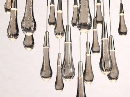 Soltaire Crystal Round Chandelier 17" 24'' 36'' 48" 58''D