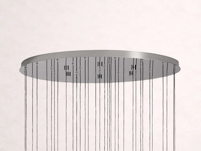 Soltaire Crystal Round Chandelier 17" 24'' 36'' 48" 58''D
