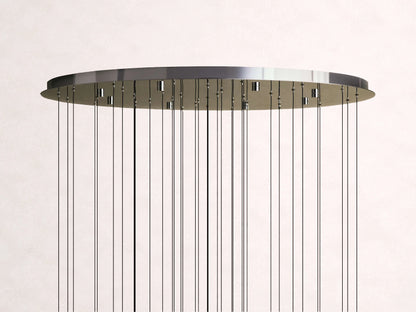 Soltaire Crystal Round Chandelier 17" 24'' 36'' 48" 58''D