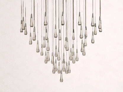 Soltaire Crystal Round Chandelier 17" 24'' 36'' 48" 58''D