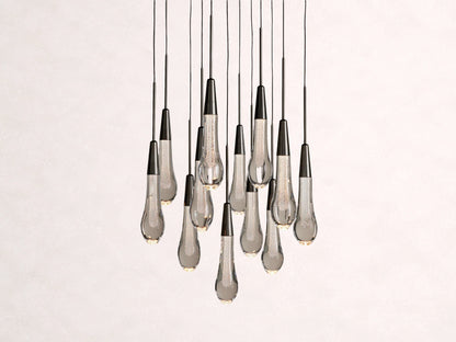 Soltaire Crystal Round Chandelier 17" 24'' 36'' 48" 58''D