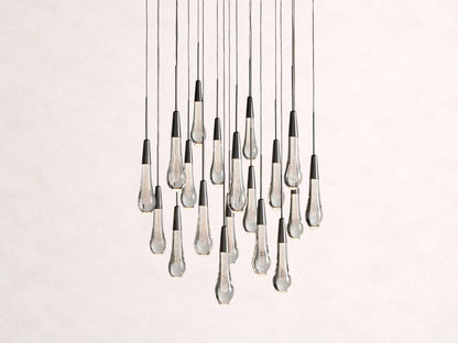 Soltaire Crystal Round Chandelier 17" 24'' 36'' 48" 58''D