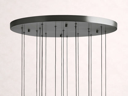 Soltaire Crystal Round Chandelier 17" 24'' 36'' 48" 58''D