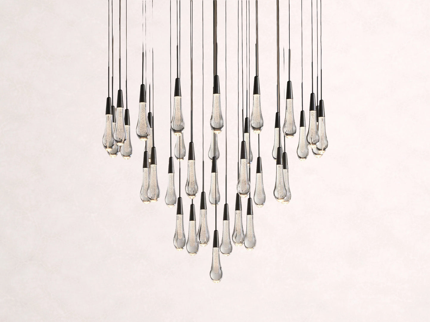 Soltaire Crystal Round Chandelier 17" 24'' 36'' 48" 58''D