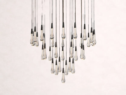 Soltaire Crystal Round Chandelier 17" 24'' 36'' 48" 58''D