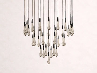 Soltaire Crystal Round Chandelier 17" 24'' 36'' 48" 58''D