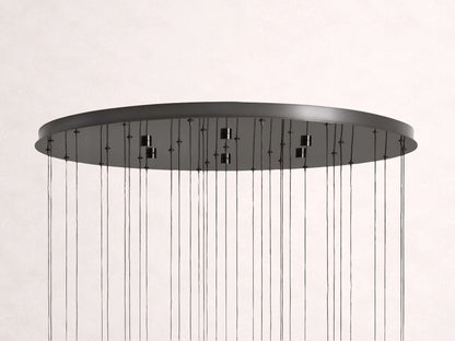 Soltaire Crystal Round Chandelier 17" 24'' 36'' 48" 58''D
