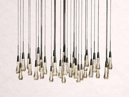 Soltaire Crystal Round Chandelier 17" 24'' 36'' 48" 58''D