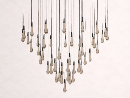 Soltaire Crystal Round Chandelier 17" 24'' 36'' 48" 58''D