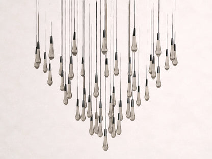 Soltaire Crystal Round Chandelier 17" 24'' 36'' 48" 58''D