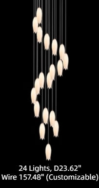 Elegant Flower Chandelier For Foyer/ Staircase - Richardrider