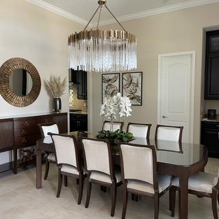 Large Elegant Multi-layers Glam Glass Chandelier for High-ceiling Staircase/Entryway/Living/meeting Room - Richardrider