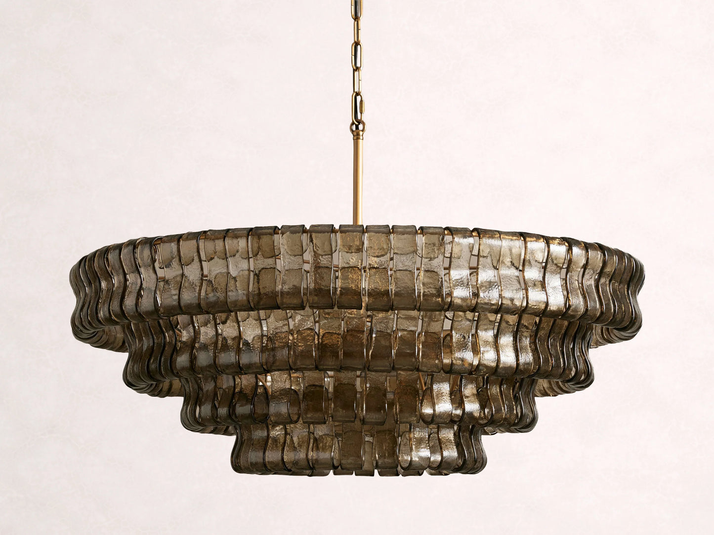 Ghiaccio Glass Round Chandelier