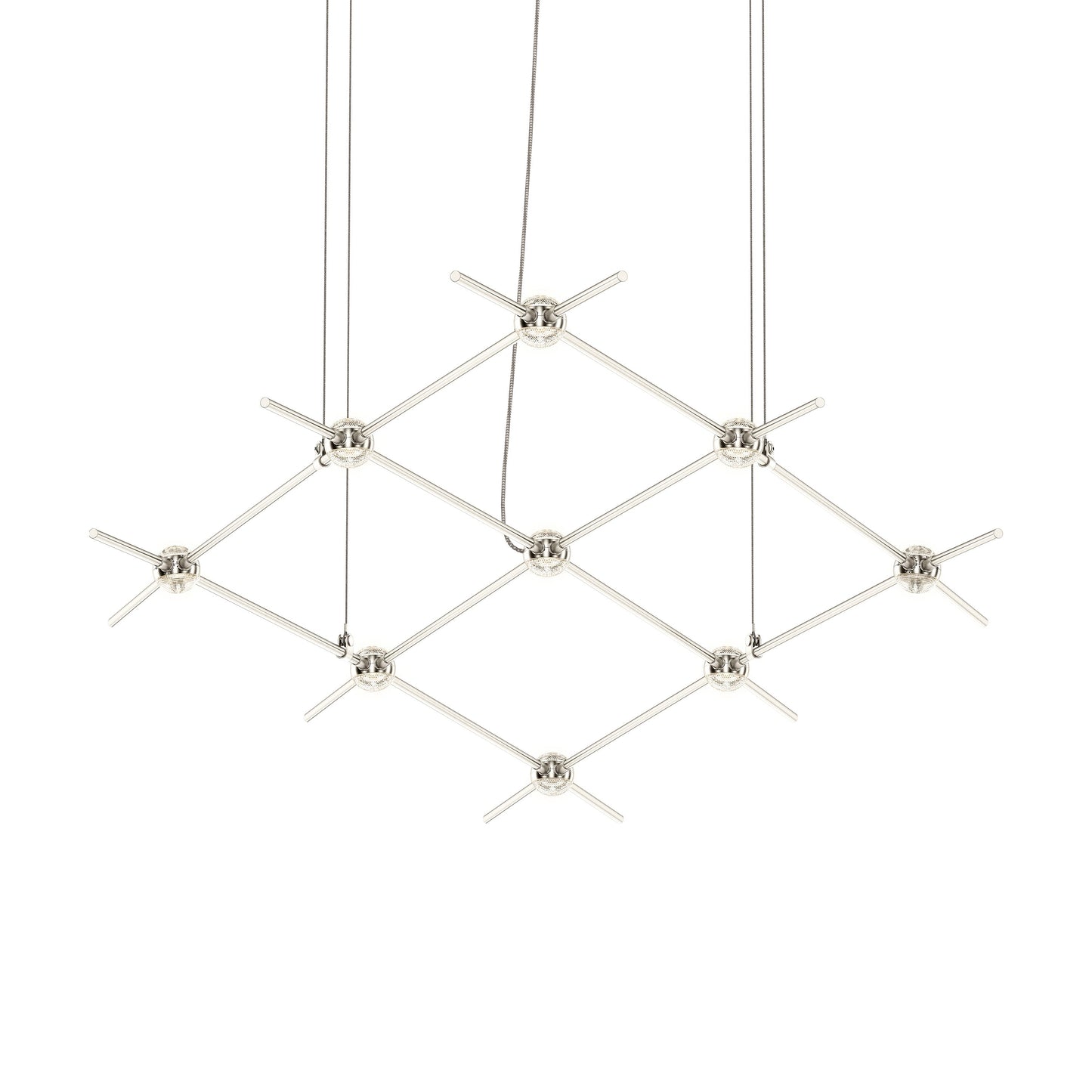 Verelune Aquarius Minor Pendant Light Metal & Acrylic 66.75"W x 28"D