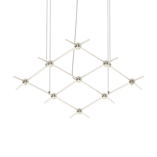 Verelune Aquarius Minor Pendant Light Metal & Acrylic 66.75"W x 28"D