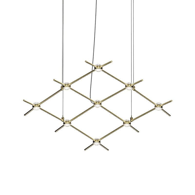 Verelune Aquarius Minor Pendant Light Metal & Acrylic 66.75"W x 28"D