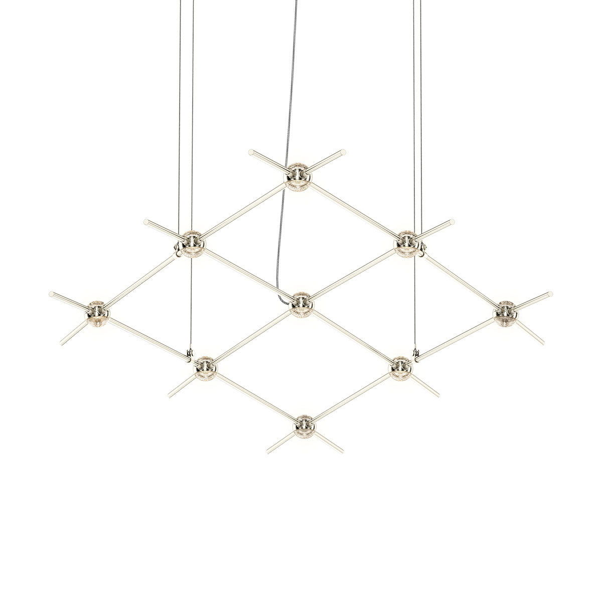 Verelune Aquarius Minor Pendant Light Metal & Acrylic 66.75"W x 28"D